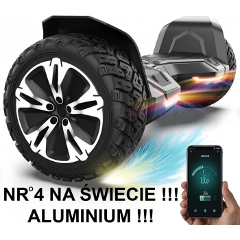 HOVERBOARD 8,5" ALUMINIUM CZOŁÓWKA ŚWIATOWA